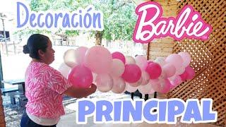 Como hacer Decoración con GLOBOS para fiesta de BARBIE