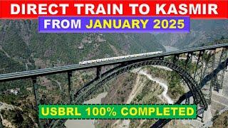 Direct train to Kashmir | Delhi-Srinagar Vande Bharat Exp | USBRL project update | Papa Construction