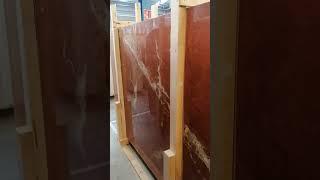 Rojo alicante marble slabs