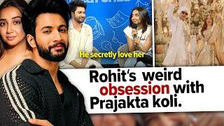 Rohit Saraf BEING DISRESPECTFUL to Prajakta Koli & her husband?| WEIRD behavior after her marriage