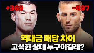 해외에서 "미스매치" 소리 나오는 중…상대가 UFC 3연승 강자로 바뀌어버린 고석현, 그리고 박준용 상대는 누구?