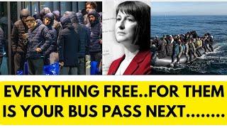 FREEZING NIGHT, BUS PASS SCRAP ALERT MEANWHILE INVADERS GET ALL THIS #MIGRANTS #INVADERS #winter