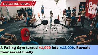 Digital marketing strategy to turn $1,000 into $12,000 by selling gym membership