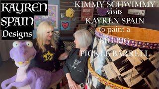 KAYREN SPAIN Designs:  KIMMY SCHWIMMY and the BIG BIG Pickle Barrell