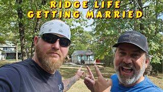 TIM AND JENS WEDDING WEEKEND tiny house homesteading off-grid cabin build DIY HOW TO sawmill tractor