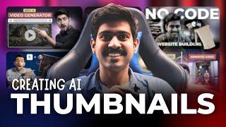 How to Make Viral Thumbnails Using Ai  -  No Design Skill Neeeded  | Text To YouTube Thumbnail  