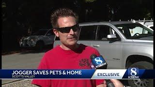 Scotts Valley family searching for Good Samaritan jogger who saved their pets