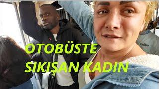 OTOBÜSTE SAATLERCE SIKIŞTI