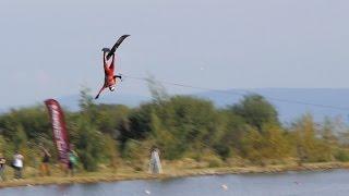 Jaret Llewellyn Ski jump crash - IWWF Waterski Championships 2015