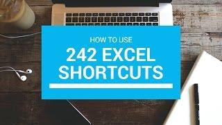 242 Excel Shortcuts