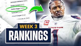 Week 3 Fantasy Football Rankings & Tiers | QB, RB, WR & TE Predictions (2024)