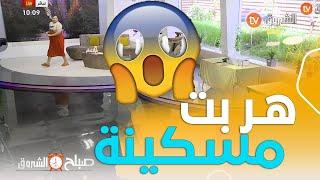 المنشطة #زهرة هربت من أستوديو صباح الشروق..في رأيكم علاش #شاهد 