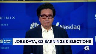 Market's set up for a very good rally into year-end no matter who wins election: Fundstrat's Tom Lee