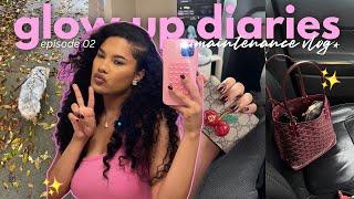 GLOW UP DIARIES | fall maintenance, sew in szn, fn haul, hot girl walk, + more (ep.02)