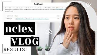 NCLEX | vlog #3  [LIVE reaction]