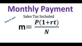 How to Find Monthly Payments