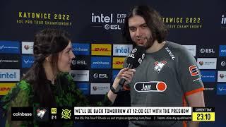 Jame Time Post match Interview I IEM Katowice 2022