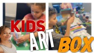 Kids Art Box || Art Subscription Box!!!! || ART MADE EASY