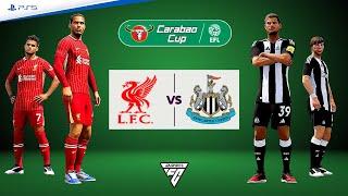 Liverpool vs Newcastle United Carabao Cup Final 2025 FC 25