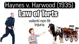 Haynes v. Harwood (1935) 1 K B 146 | Law of Torts | Volenti Non Fit Injuria