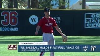 UL Baseball Opens Preseason Practice