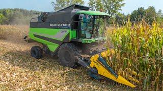 Deutz Fahr C6205 TS + Fantini 6 Reihen | Mais Dreschen 