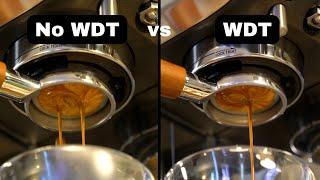 Breville Barista Express Impress - WDT vs No WDT Comparison