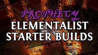 Path of Exile PROPHECY: League Starter Elementalist Builds - Firestorm & Flameblast