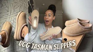 I GOT THE MOST VIRTAL UGGS SO YOU DON'T HAVE TO... UGG TASMAN SLIPPERS REVIEW