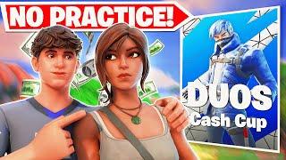 Playing the Duo Cash Cup without PRACTICE..