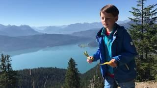 Am Walchensee wandern mit Kindern - by Reiseblogger