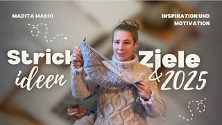 Was ich 2025 stricken möchte - ersten Pullover 2025 beenden // Madita Maddi