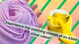 7-minute ASMR slime video featuring no talking, created by Robine Namour.