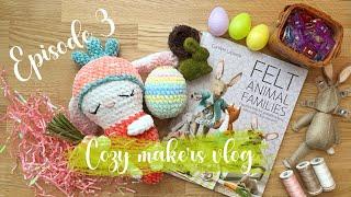 Plush Amigurumi | Felt Bunny | Baking with Miko | Cozy Maker Vlog 3