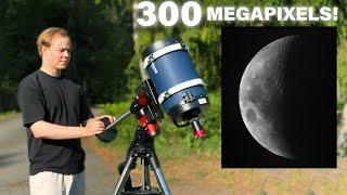 I Took a 300 MEGAPIXEL Image of The Moon!