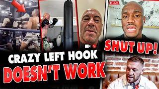 MMA Community REACTS: Pereira's LEFT HOOK FAILS vs Boxer!? Joe Rogan SHOCKED Fans! Conor Is FURIOUS!