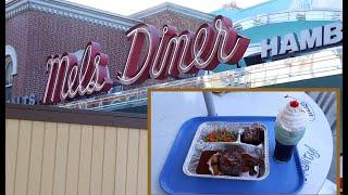 Lunch Break at Universal Studios Hollywood- Mel's Diner (Meatloaf TV Dinner)