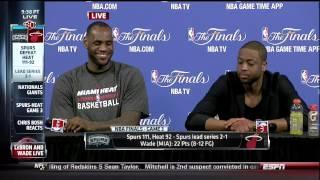 Bobby Ramos Question For Dwyane Wade & LeBron