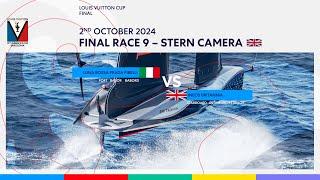 Louis Vuitton Cup Final Race 9 Starboard Entry Stern Camera - INEOS Britannia