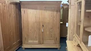 Beautiful Old Pine Wardrobe - Pinefinders Old Pine Furniture Warehouse