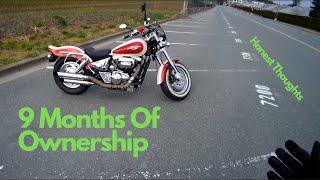 Honest Thoughts On The Suzuki Marauder VZ800 | Ownership Review #motovlog #bikelife