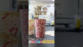 Paper Cup Printing Machine Digital Inkjet Printer | Paper Cup Fan Single Pass Printer#papercupfan