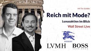 Mit Mode reich werden? – Wall Street Live mit Tim Schäfer @TimSchaeferMedia  | BX Swiss TV