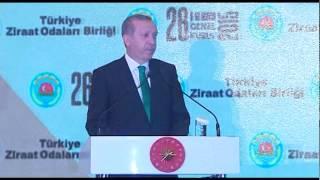 TZOB GENEL KURULU - CUMHURBAŞKANI ERDOĞAN