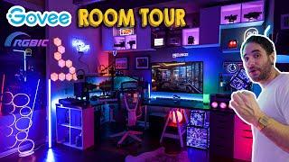 My Govee RGBIC Setup (2023) | My Room Tour & DEAL$