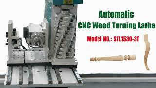 CNC Wood Turning Lathe Machine with Different Functions