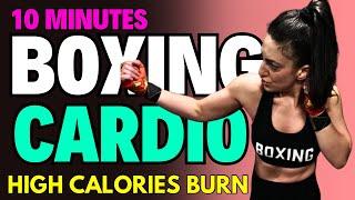 High Calorie Burn SHADOW BOXING CARDIO Workout (Non Stop)//SYLVIA NASSER