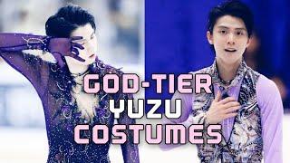 ranking yuzuru hanyu's costumes/outfits because I'm bored and he's a king (羽生結弦)