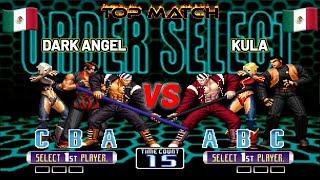 DARK ANGEL vs KULA  Batalla Épica  KOF 2002 Classic Match