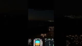 Night arrival into Cork airport RW34 #avaition #plane #fyp